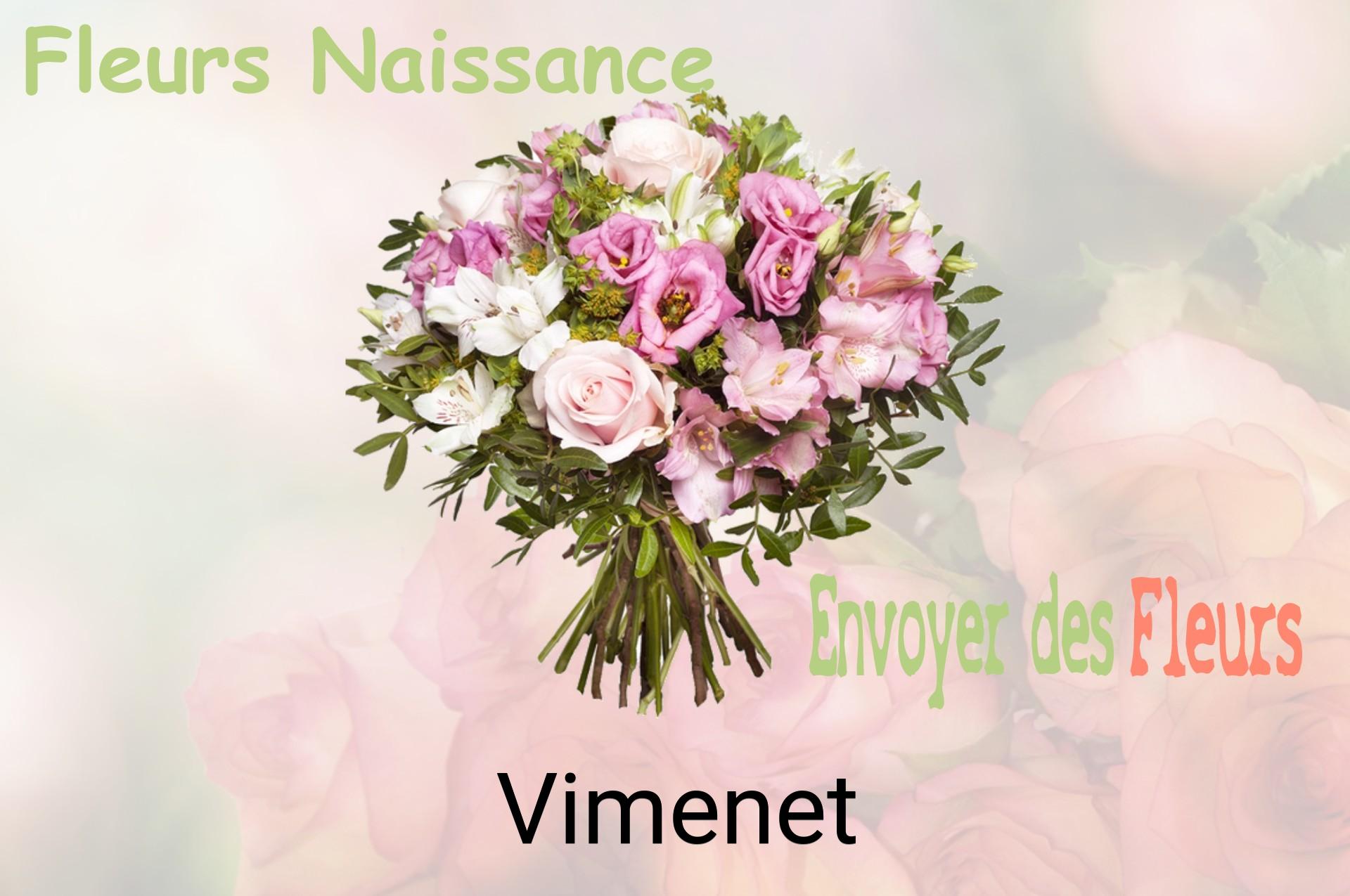 Bouquet de fleurs de naissance livré à Vimenet